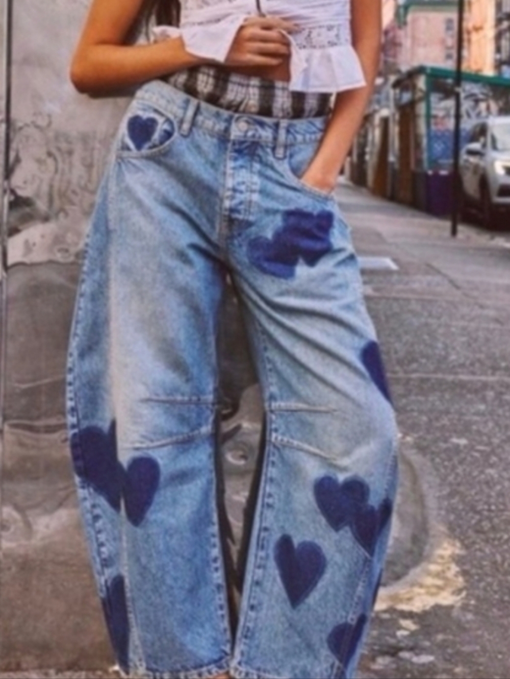 We The Free Lucky Heart Barrel Jeans, Size 30 *nwot, Gorgeous - Picture 2 of 4